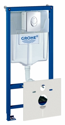 Система инсталляции для унитазов Grohe Rapid SL 4 в 1 с кнопкой смыва
