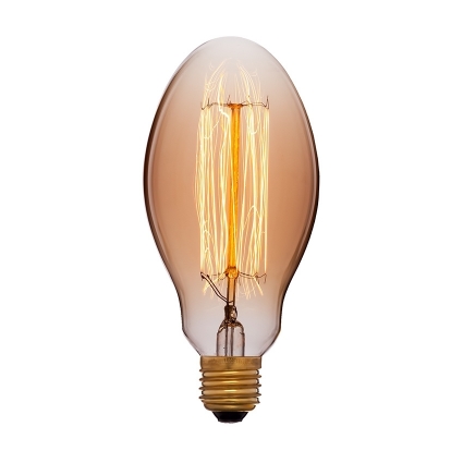 Лампа накаливания E27 40W золотая 052-047