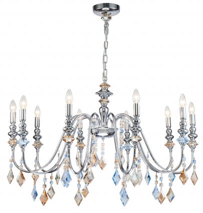 Подвесная люстра Lucia Tucci Maya 4450.10 Chrome