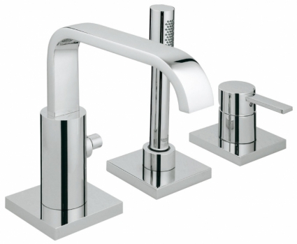 Смеситель для ванны GROHE Allure на 3 отверстия (верхняя монтажная часть)