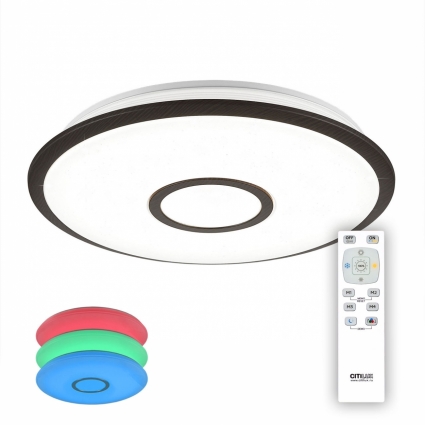 Потолочный светодиодный светильник Citilux Старлайт CL70345RGB
