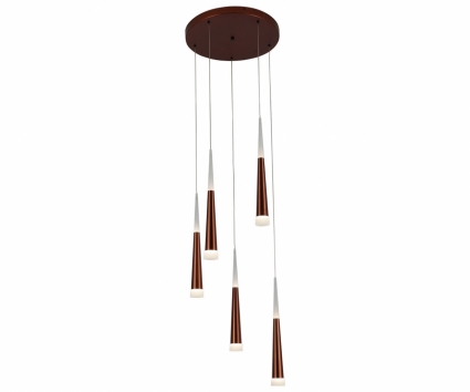 Подвесная светодиодная люстра Kink Light Рэй 6114-5A,04