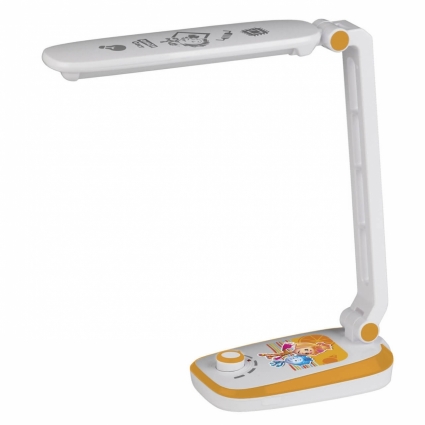 Настольная лампа ЭРА Фиксики NLED-425-4W-OR
