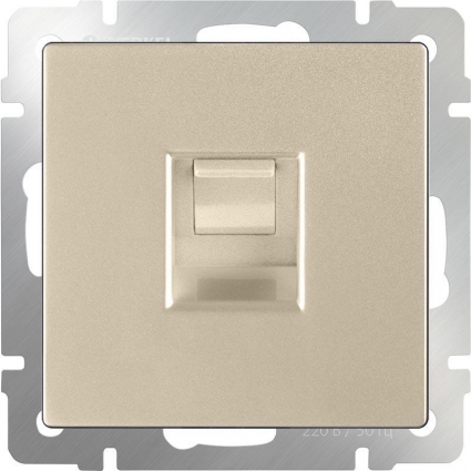 Розетка Ethernet RJ-45 шампань WL11-RJ-45 4690389124532