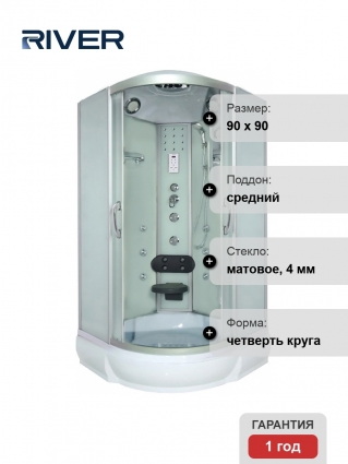 Душевая кабина River Temza 90/26 MT