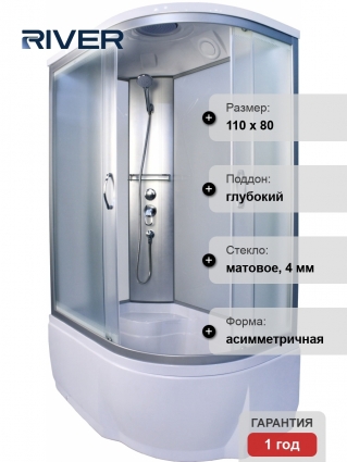 Душевая кабина River Nara 110/80/46 MT L