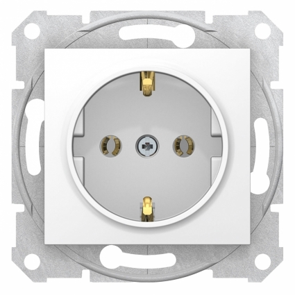 Розетка Schneider Electric Sedna с з/к без шторок 16A 250V SDN3001821