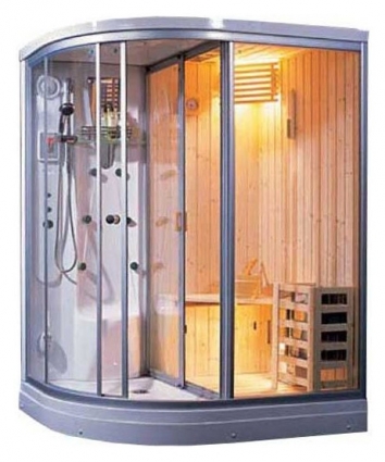 Душевая кабина Appollo AG-0204 с баней и финской сауной, правая