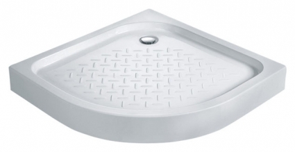 Поддон для душа Cezares Tray R550, радиальный 90, белый, искусственный мрамор