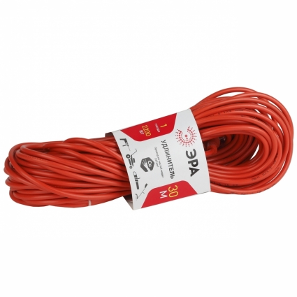 Удлинитель ЭРА UP-1-2x1.0-30m