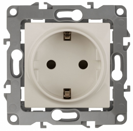 Розетка ЭРА 12 2P E Schuko 16A 250V винтовой зажим 12-2111-02