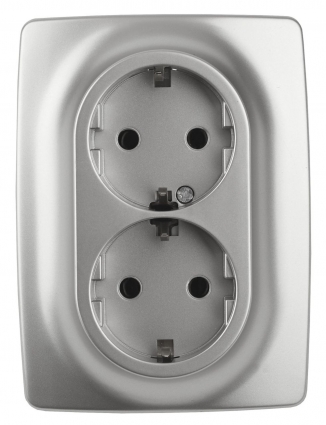 Розетка ЭРА 12 2x2P E Schuko 16A 250V 12-2106-03