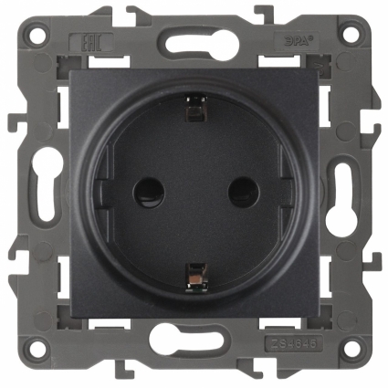 Розетка ЭРА Elegance 2P E Schuko 16A 250V 14-2101-05