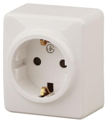 Розетка ЭРА Эксперт 2P E Schuko со шторками 16A 250V 11-2204-02