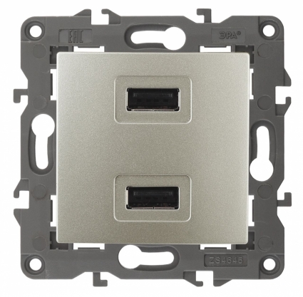 Устройство зарядное USB ЭРА Elegance 5V-2,1A 14-4110-04