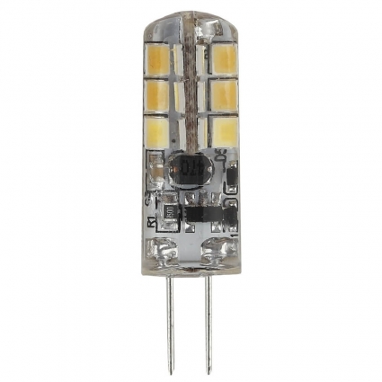 Лампа светодиодная ЭРА G4 1,5W 2700K прозрачная LED JC-1,5W-12V-827-G4