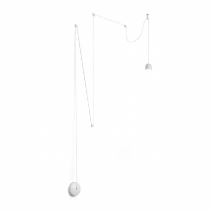 Подвесной светодиодный светильник Ideal Lux Tall SP1 Small Bianco