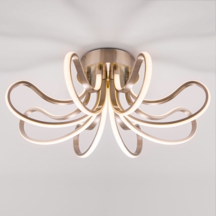 Потолочный светодиодный светильник Eurosvet Lilium 90079/8 сатин-никель