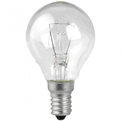 Лампа накаливания ЭРА E14 60W 2700K прозрачная ЛОН ДШ60-230-E14-CL