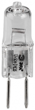 Лампа галогенная ЭРА GY6.35 50W 2700K прозрачная GY6.35-JC-50W-12V