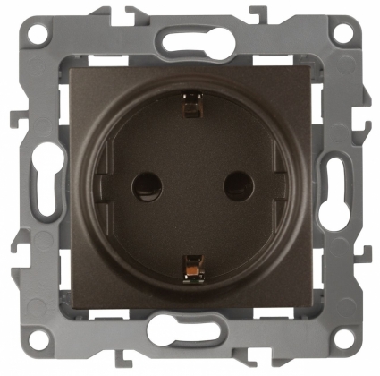 Розетка ЭРА 12 2P E Schuko 16A 250V 12-2001-13