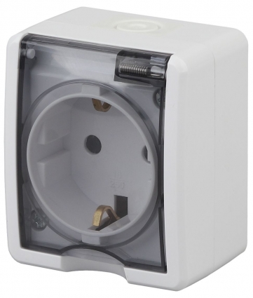 Розетка ЭРА Эксперт 2P E IP54 16A 250V 11-2401-01