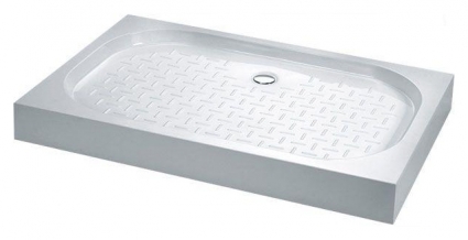Поддон для душа Cezares Tray прямоугольный 120/80, белый, искусственный мрамор