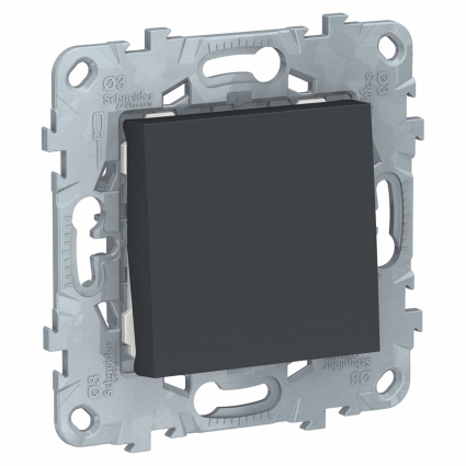 Выключатель кнопочный Schneider Electric Unica New 10A 250V NU520654