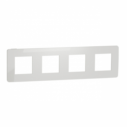 Рамка 4-постовая Schneider Electric Unica New NU280818