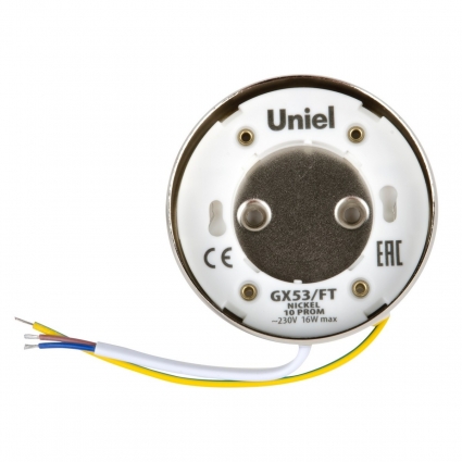 Потолочный светильник (UL-00004148) Uniel GX53/FT Nickel 10 Prom