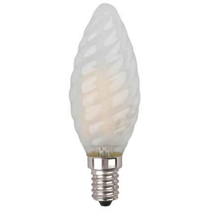 Лампа светодиодная филаментная ЭРА E14 5W 2700K матовая F-LED BTW-5W-827-E14 frost