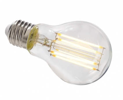 Лампа светодиодная филаментная Deko-light E27 5W 2700K груша прозрачная 180125