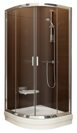 Душевой уголок Ravak BLCP4-90 satin+grape