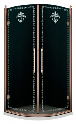 Душевой уголок Cezares Retro R2 90 CP Br