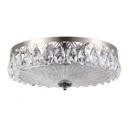 Потолочный светильник Crystal Lux Canaria PL6 D480 Nickel