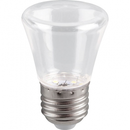 Лампа светодиодная Feron E27 1W 6400K Грибок Прозрачная LB-372 25908