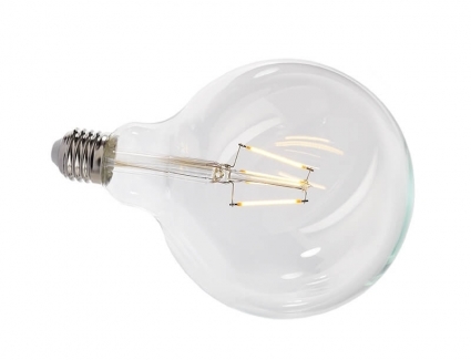 Лампа светодиодная филаментная Deko-Light e27 4,4w 2700k груша прозрачная 180064