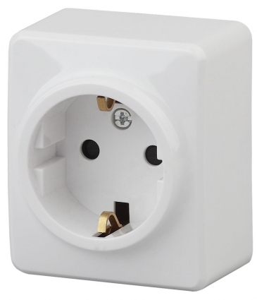 Розетка ЭРА Эксперт 2P E Schuko со шторками 16A 250V 11-2204-01