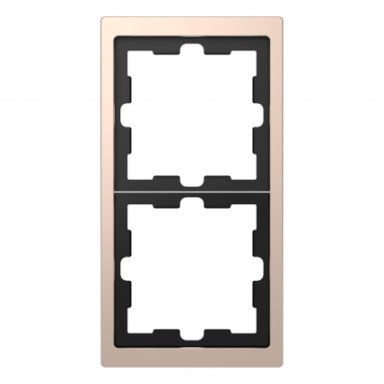 Рамка 2-постовая Schneider Electric Merten D-Life MTN4020-6551
