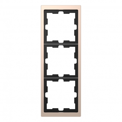 Рамка 3-постовая Schneider Electric Merten D-Life MTN4030-6551