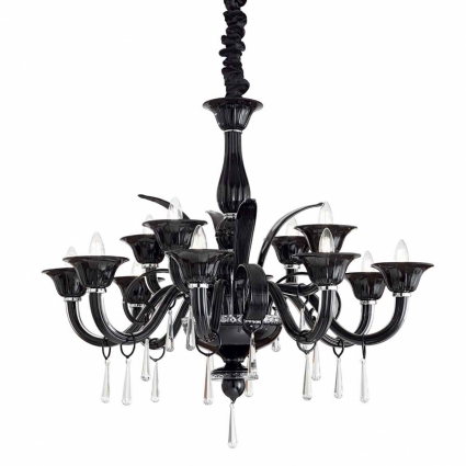 Подвесная люстра Ideal Lux Renoir SP12 Nero