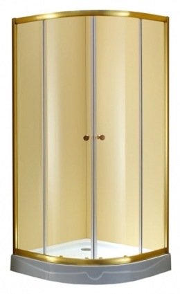 Душевой уголок Sturm Gallery 90 см new gold