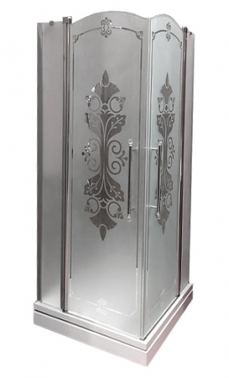 Душевой уголок Huppe Design victorian 90x90 Frozen Grace